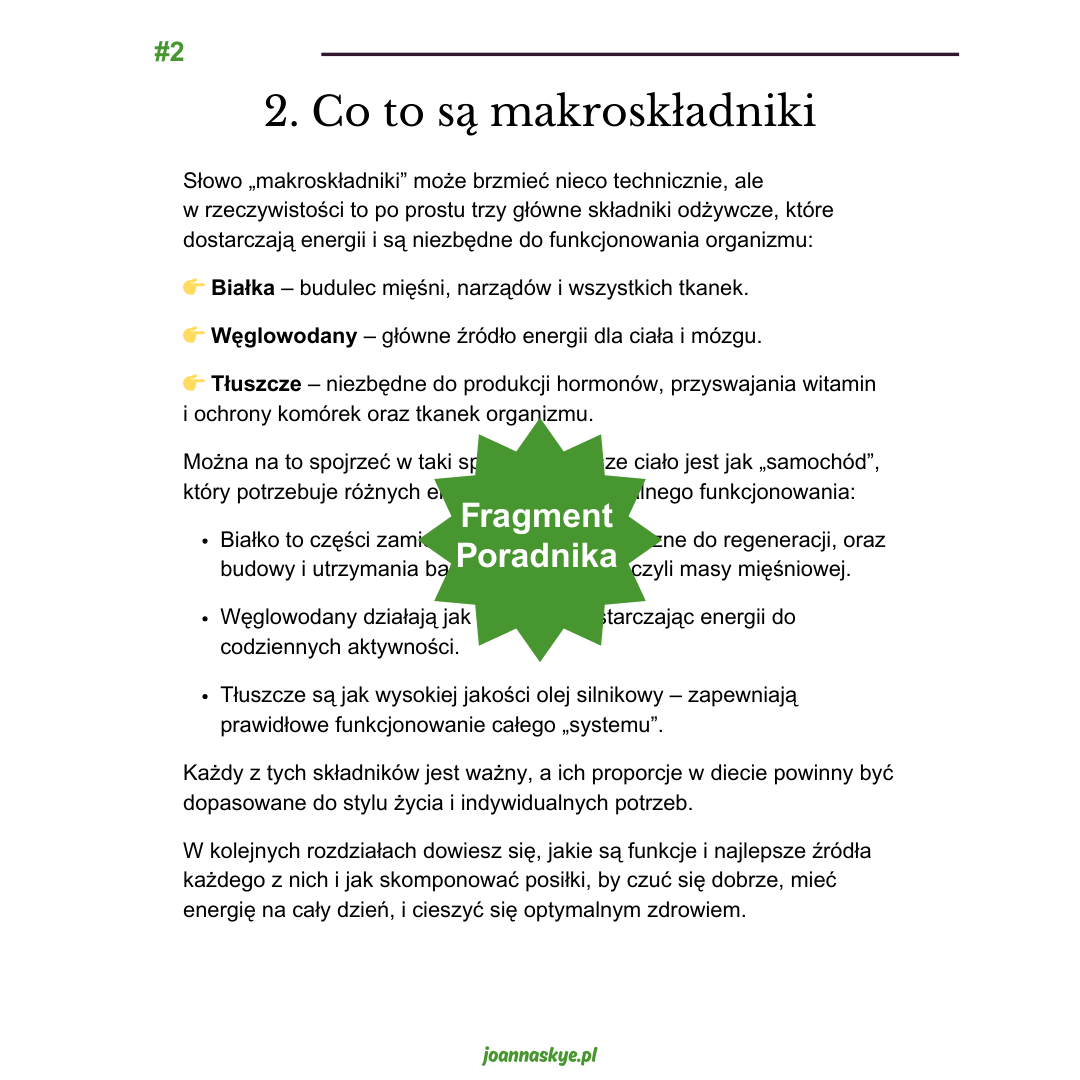 Co to są makroskładniki