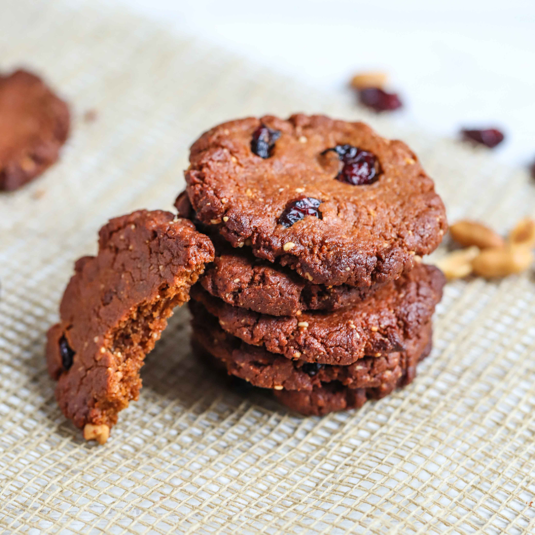 Peanut & Cranberry Cookies
